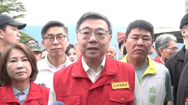 台灣新聞通訊社- 影》楊珍妮去留下周確定  卓揆現身回應：請給我一點時間