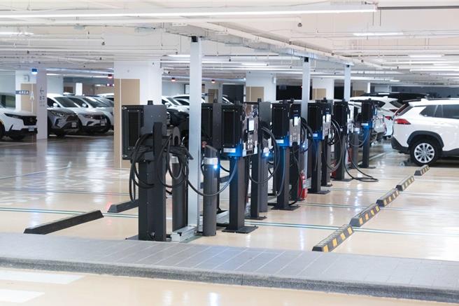 台灣新聞通訊社-竹北打造竹縣最大快充充電樁網 3停車場搶先上路