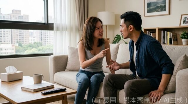 台灣新聞通訊社-夫妻閃婚不到半年就告吹 連「剪髮費、飲料錢」都吵翻