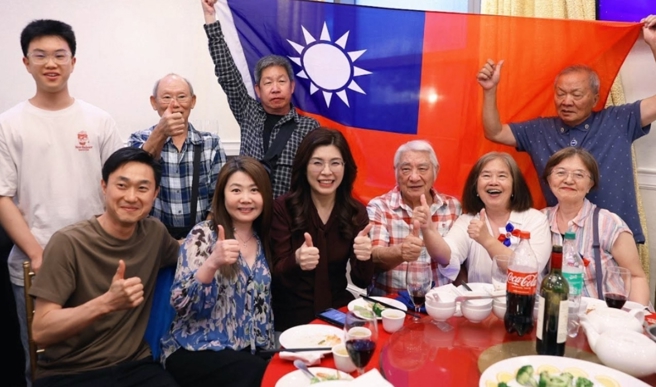 台灣新聞通訊社-差點見到紐森!僑界扼腕 鄭麗文不以為意喊「還會再來」