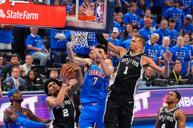 台灣新聞通訊社-NBA》雷霆頭號戰犯？SGA聲援霍姆格倫：我們需要他