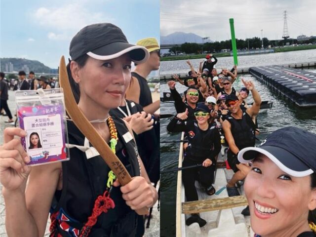 台灣新聞通訊社-張本渝划龍舟首當鼓手！每周下水4天曬到脫皮、起水泡