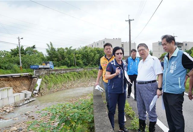 台灣新聞通訊社-竹縣拍板千萬！波羅汶溪護岸災後重建 湖口強化防汛能力