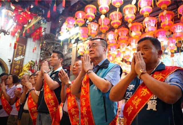 台灣新聞通訊社-三芝大拜拜遶境祈福 李四川喊話建設北海岸注入發展動能