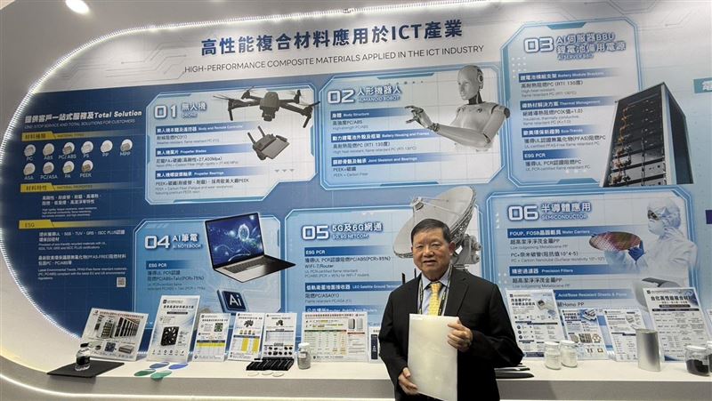 台灣新聞通訊社-瞄準伺服器材料！台化拚AI　2030營收佔比衝50%