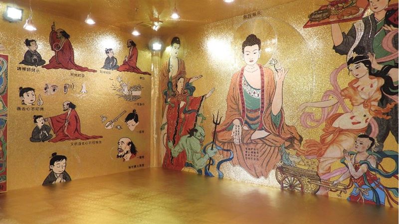台灣新聞通訊社-世界罕見!三百萬個馬賽克拼出媽祖 花蓮順天宮融合西方與原民文化