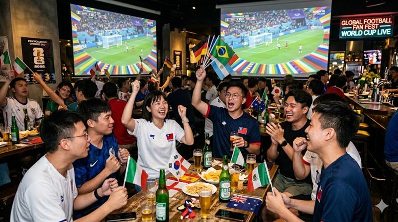 台灣新聞通訊社-2026世界盃凌晨點燃戰火！「4大轉播管道」一次看　史詩級擴編48隊激戰