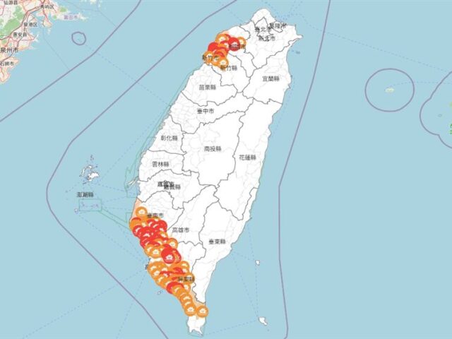 台灣新聞通訊社-新／豪雨狂灌全台！6縣市淹水警戒　示警區域一次看