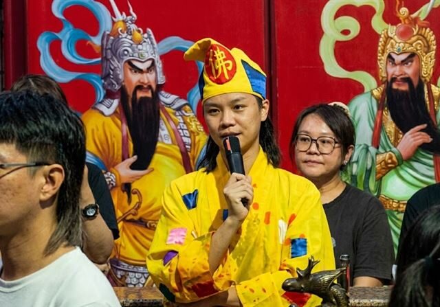 台灣新聞通訊社-繞境惹爭議、遭永慶堂黑令旗踢館！　「尬電」玄濟宮首度發文回應了