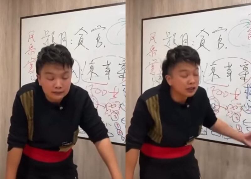 台灣新聞通訊社-信徒當街跪拜!台東玄濟宮女宮主閉眼喊「民眾黨遭迫害」網全看傻