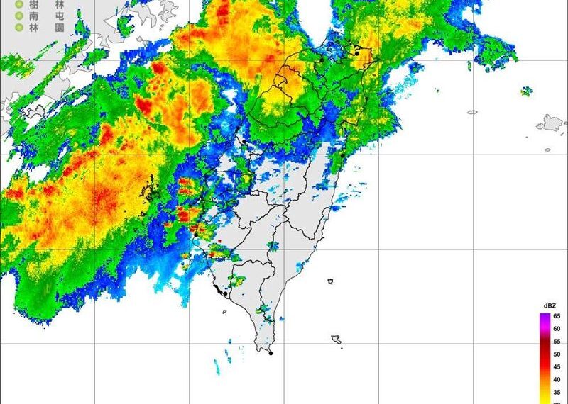 台灣新聞通訊社-快訊/雨又要開炸!專家曝一圖:發展旺盛的雨帶已經抵達台灣海峽