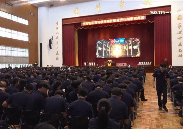 台灣新聞通訊社-全部猜C也能上？警專「錄取率飆94%」學長搖頭示警：整個社會被反撲