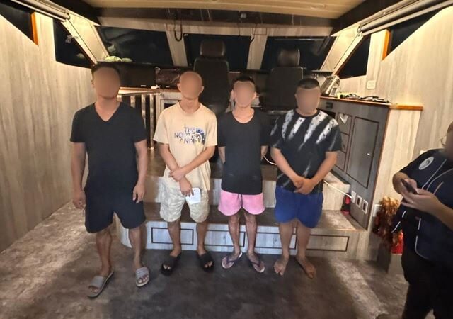 台灣新聞通訊社-遊艇亂丟垃圾案外案！4台灣人被逮捕　2人竟是詐騙販毒通緝犯