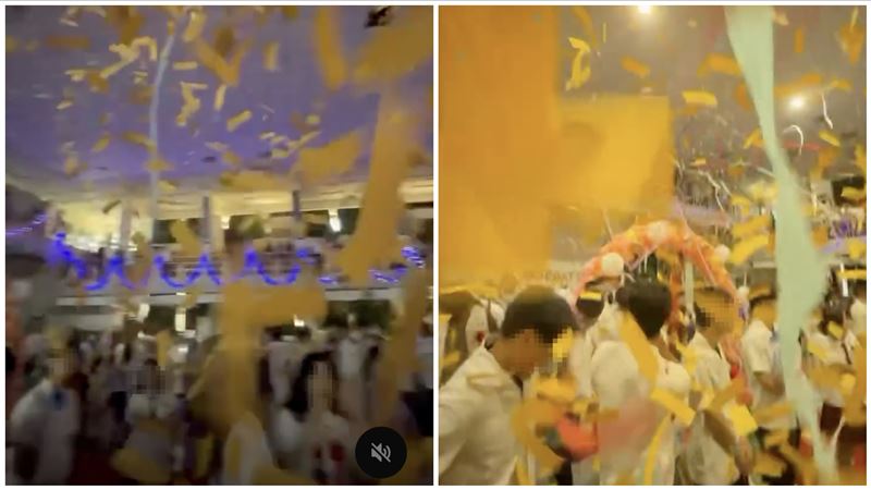 台灣新聞通訊社-台南高校生畢典撒紙錢！命理師：會招來好兄弟　6種人容易卡到陰