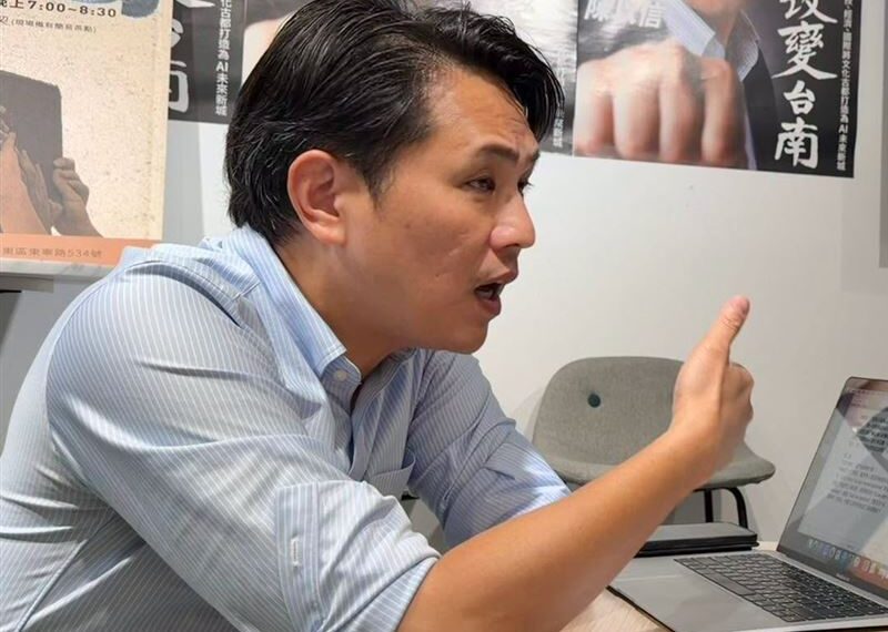 台灣新聞通訊社-陳以信稱美方認為藍有機會重返執政 他酸自嗨:不愧是鄭麗文欽點人馬
