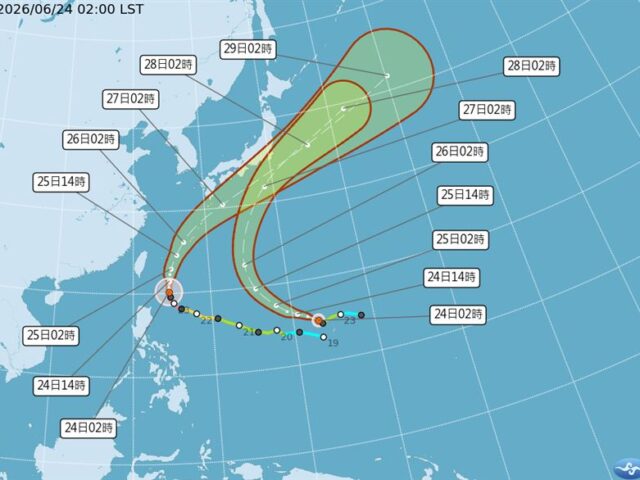 台灣新聞通訊社-米克拉接近「雨彈連轟3天」　下週恐又有新颱風