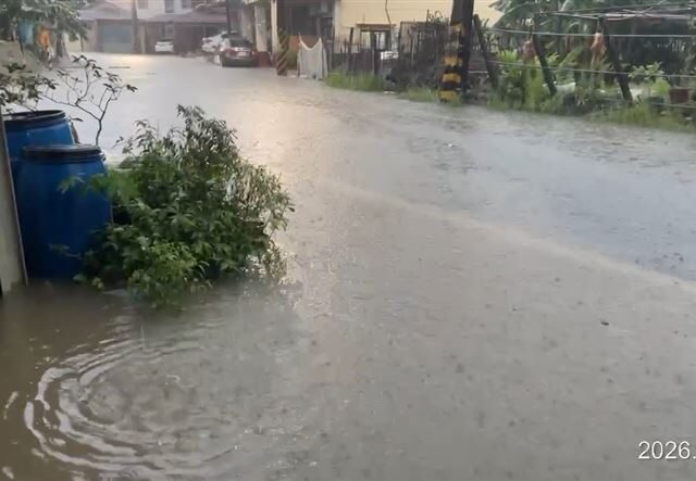 台灣新聞通訊社-高雄旗山豪雨狂炸！溪洲雜貨店慘泡水、馬路變汪洋…淹水畫面全曝光