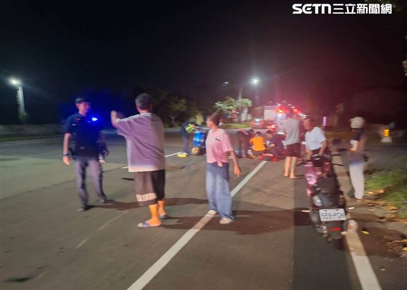台灣新聞通訊社-台南男騎車「流浪狗竄出」重摔倒地OHCA　送醫搶命仍宣告不治
