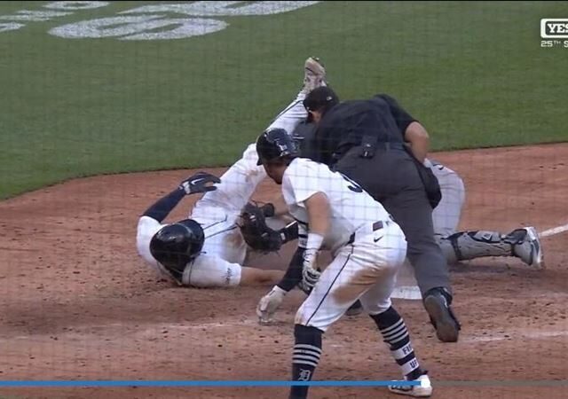台灣新聞通訊社-MLB／李灝宇2出局棒打洋基最貴左投　打點卻在本壘前被「雷射肩」沒收