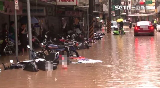 台灣新聞通訊社-豪雨狂炸！內湖爆淹水災情　蔣萬安臉書遭刷一排：咕嚕咕嚕
