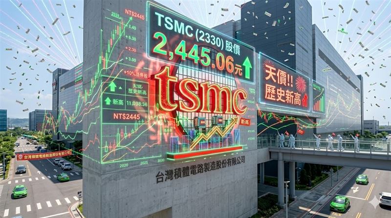 台灣新聞通訊社-誰在狂買？台積電現貨綠油油　盤後竟飆「驚天溢價」創歷史新高