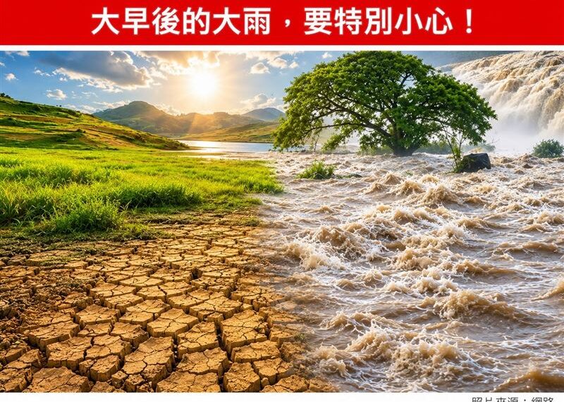 台灣新聞通訊社-大旱後暴雨最致命！專家提「八八風災」示警了 　背後原因曝光