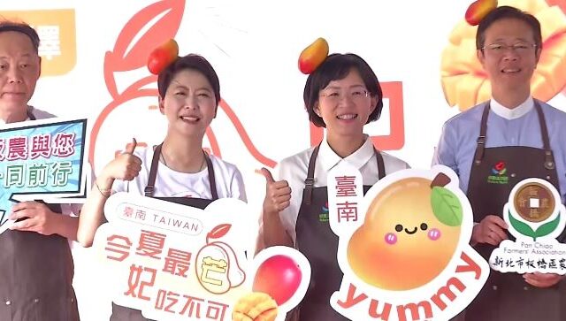 台灣新聞通訊社-合體蘇巧慧行銷台南芒果　陳亭妃喊「靠自己」：不靠政治或中國影響