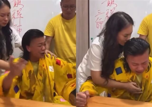 台灣新聞通訊社-宮廟遭潑糞！尬電師父直播失控怒吼 網酸露出馬腳：神佛長這樣？