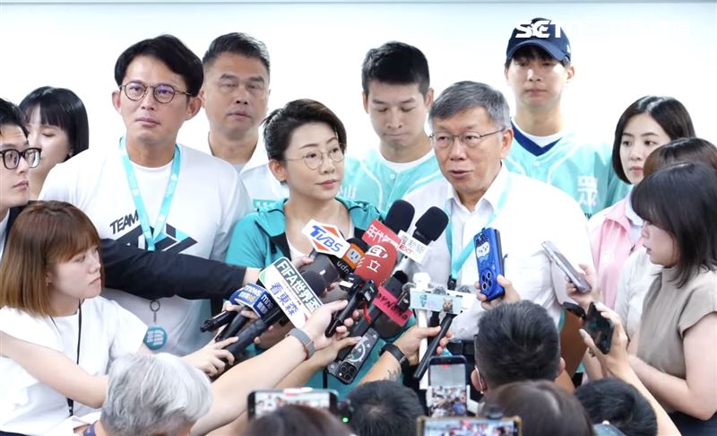 台灣新聞通訊社-竹北藍白合遇亂流！吳旭智表態「堅持到底」　柯文哲：邱臣遠出來最好選