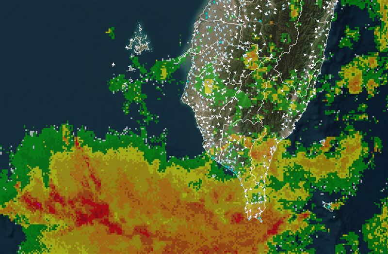 台灣新聞通訊社-91W將持續穿越「雨勢還沒完」！各地降雨時程曝光