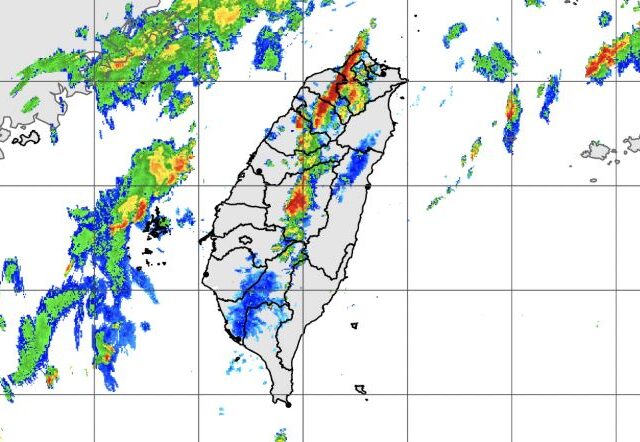台灣新聞通訊社-快訊／雨區擴大！13縣市大雨特報　下到晚上