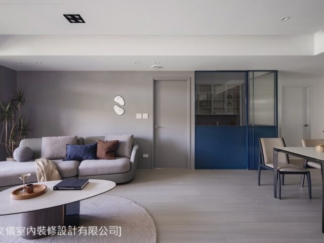 台灣新聞通訊社-37坪現代宅！地中海風融入藍寶石書房　打造極致浪漫海景居家