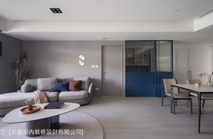 台灣新聞通訊社-37坪現代宅!地中海風融入藍寶石書房 打造極致浪漫海景居家