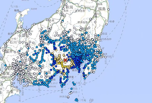 台灣新聞通訊社-快訊／日本山梨縣山區「規模5.6極淺層地震」　最大震度6弱