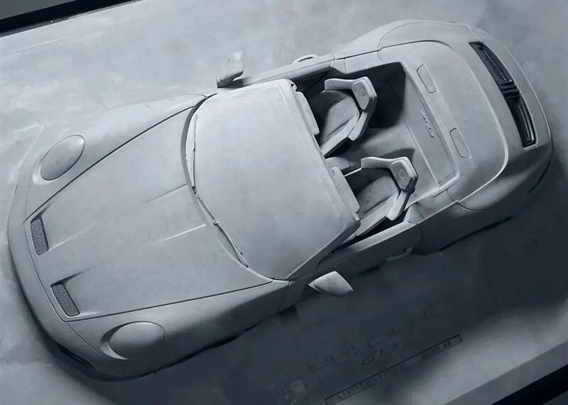 台灣新聞通訊社-水泥做的限量模型車　全球只有50輛、賣你40萬台幣