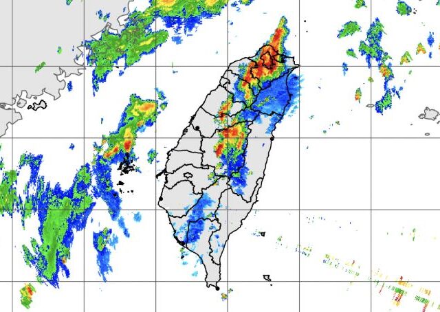 台灣新聞通訊社-快訊／「北北基投」豪雨特報　13縣市雨彈轟到入夜