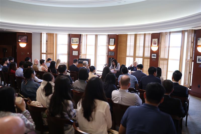 台灣新聞通訊社-鄭麗文哈佛開講：不同文明應相互欣賞包容對話　消弭區域衝突