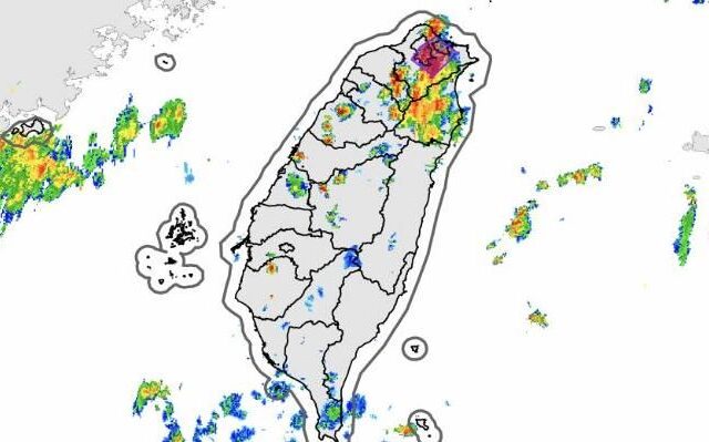 台灣新聞通訊社-快訊／北北基大雷雨「狂轟90分鐘」　最新警戒區出爐