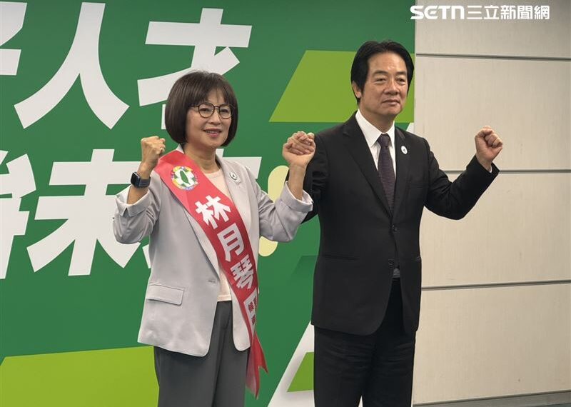 台灣新聞通訊社-徵召林月琴返鄉戰苗栗市長 賴清德曝徵詢情況:答案令我詫異不已