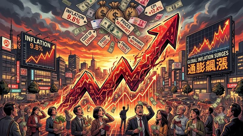 台灣新聞通訊社-通膨警戒失守！5月CPI年增2.2%飆14個月新高 「三大短期因素」夾擊