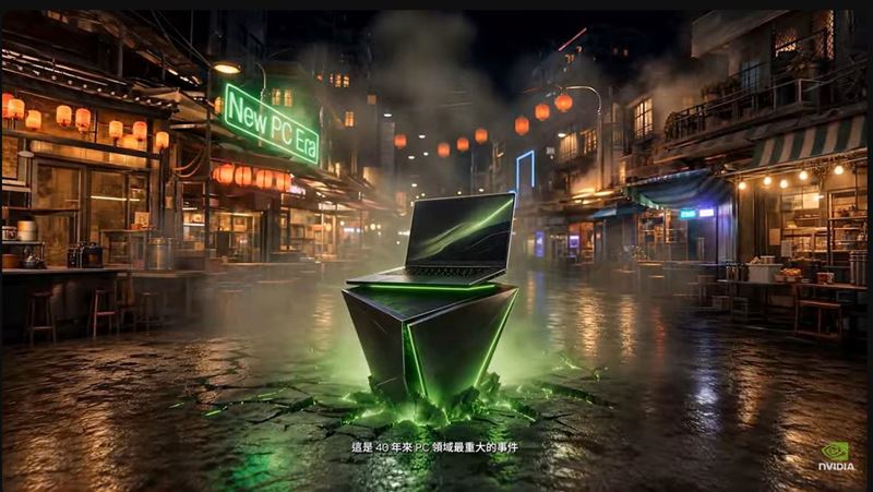 台灣新聞通訊社-快訊/40年來最重大!震撼發表「RTX Spark」 黃仁勳宣告 AI PC來臨