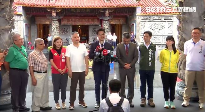 台灣新聞通訊社-港湖綠營參選爆炸!是否站台吳欣岱 沈伯洋:絕對以民進黨候選人為主