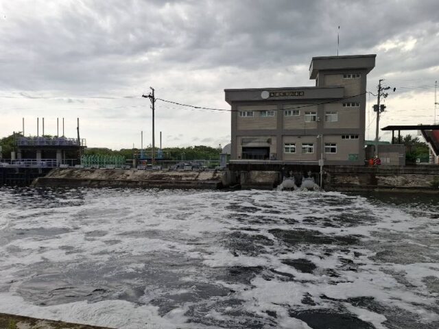 台灣新聞通訊社-台南局部地區累積雨量逾100毫米　抽水11萬公噸