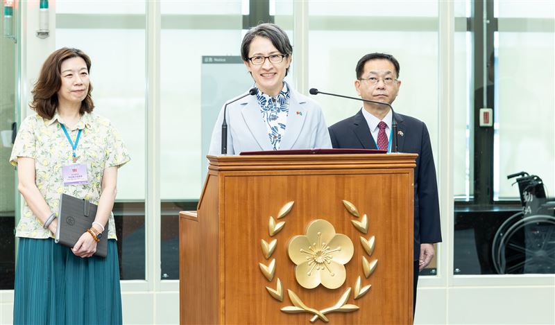 台灣新聞通訊社-蕭美琴出訪帛琉！賴清德祝「滿載而歸」：為台帛互惠共榮開創更多契機