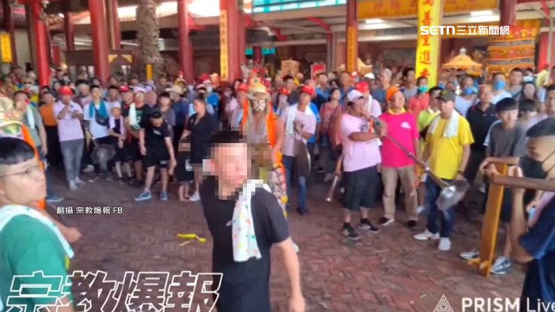 台灣新聞通訊社-南鯤鯓代天府千歲聖誕祭典 陣頭鬥毆3人送辦