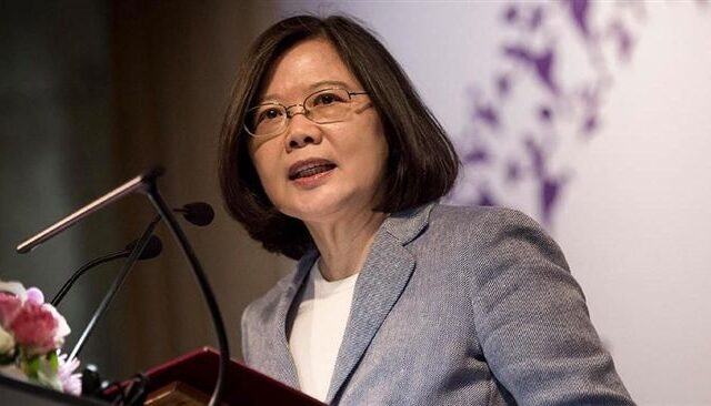 台灣新聞通訊社-法媒專訪談中國施壓　蔡英文：民主絕非理所當然