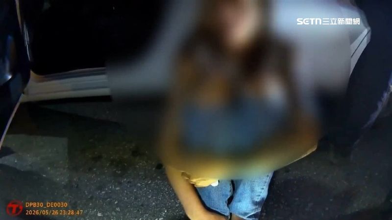 台灣新聞通訊社-又是妳!哭喊「學長拜託」求饒 女毒駕雙載又被逮
