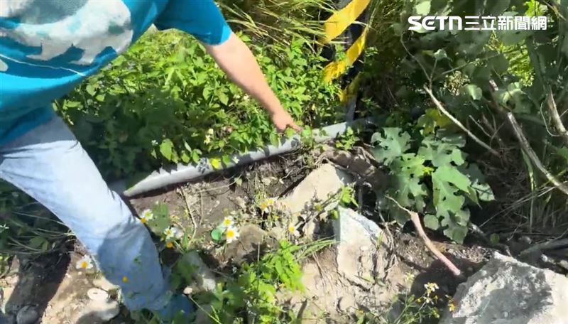台灣新聞通訊社-花蓮台九線拓寬工程挖斷排水!富里安通住戶怒控:老家恐成淹水戶