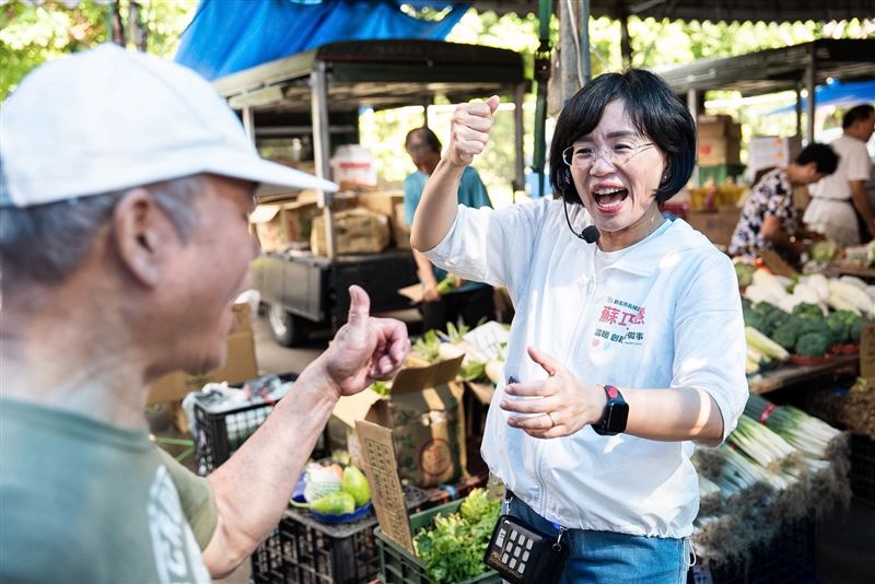 台灣新聞通訊社-新北市長熱戰！蘇巧慧曝29個區跑透透：拚讓新世代的新北隊扛新時代