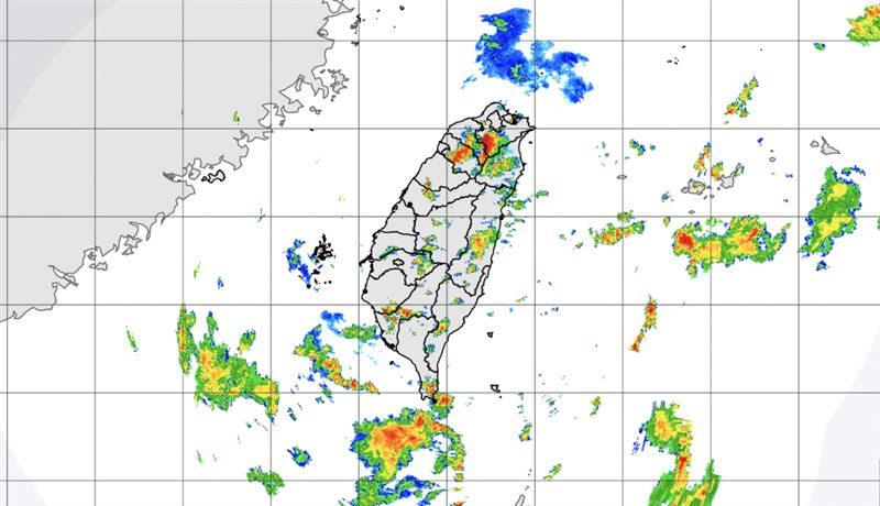 台灣新聞通訊社-快訊／雨區擴大！15縣市大雨特報　一路下到晚上